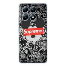Чохол з Брендами одягу на Сяомі 15 Про – Supreme Маус