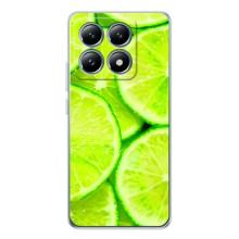 Чехол с изображением  вкусной еды для Xiaomi 15 Pro – Лайм