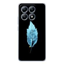 Чохол з картинками на чорному фоні для Xiaomi 15 Pro – Листя