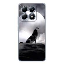 Чехол с Волком на Xiaomi 15 Pro – Волк и луна