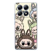 Чехол с Лабубу на Xiaomi 15 Pro – Коллаж Лабубу