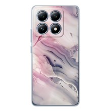 Мраморный чехол на Xiaomi 15 Pro (VPrint) (Пурпурный Мрамор)