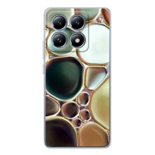 Мраморный чехол на Xiaomi 15 Pro (VPrint) (Радужный Мрамор)