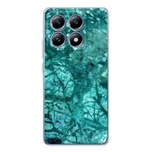 Мраморный чехол на Xiaomi 15 Pro (VPrint) (Зеленый мрамор)
