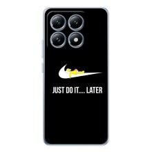 Силиконовый Чехол на Xiaomi 15 Pro с картинкой Nike (Later)