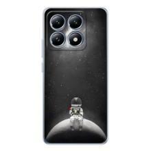 Силиконовый Чехол с принтом "Космонавты" на Xiaomi 15 Pro – Космонавт романтик