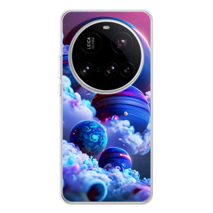 Чехлы КОСМОС для Xiaomi 15 Ultra – Синие планеты