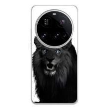 Чехлы с картинками животных Xiaomi 15 Ultra (Черный ЛЕВ)