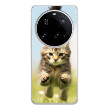 Чохли з Котиками для Xiaomi 15 Ultra (VPrint) (Прижок кота)
