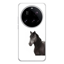 Чехлы с Лошадью дляXiaomi 15 Ultra (VPrint) (Черный Конь)