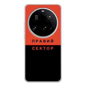 Чехлы УПА (Красно-Чёрный) на Xiaomi 15 Ultra – Правый Серктор