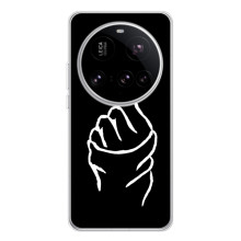 Чохол (Знак сердечка) для Xiaomi 15 Ultra – Сердечко на чорному
