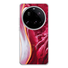 Чохол для 15 Ультра - з принтом (Дизайнерські) (AlphaPrint) (Мрамор червоний)