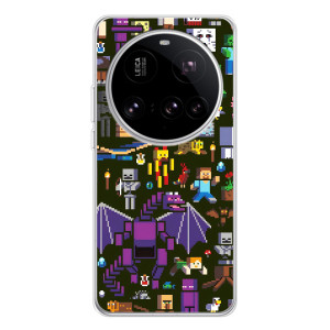 Чехол Майнкрафт на Xiaomi 15 Ultra (AlphaPrint) Minecraft