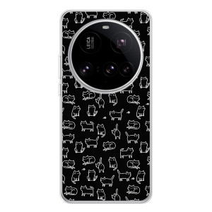 Чехол на тематику: Коты для Xiaomi 15 Ultra – Котики на черном