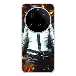 Силиконовый чехол с картинкой "Герой Pubg" на Xiaomi 15 Ultra – Man Пубг