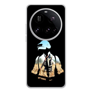 Силиконовый чехол с картинкой "Герой Pubg" на Xiaomi 15 Ultra – Пубг мен