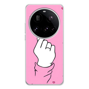 Чохол з принтом для Xiaomi 15 Ultra (AlphaPrint - Знак сердечка)