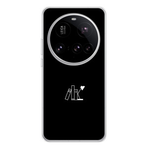 Чохол з картинками на чорному фоні для Xiaomi 15 Ultra – Книжки