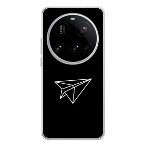 Чохол з картинками на чорному фоні для Xiaomi 15 Ultra – Літак