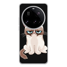 Чохол з принтом для Xiaomi 15 Ultra (AlphaPrint) Модні коти (Сумний кіт)
