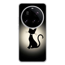 Чохол з принтом для Xiaomi 15 Ultra (AlphaPrint) Модні коти (Силует котика)