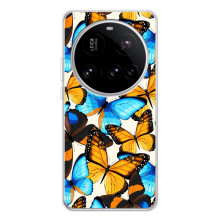 Чехол с принтом для 15 Ультра - (Прикольные) (AlphaPrint) (Яркие бабочки)