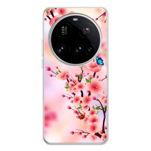 Чохол з картинкою Сакури на Xiaomi 15 Ultra – Метелики на сакурі