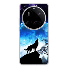 Чохол з Вовком на Xiaomi 15 Ultra (Виє на місяць)