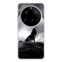 Чохол з Вовком на Xiaomi 15 Ultra (Вовк і місяць)