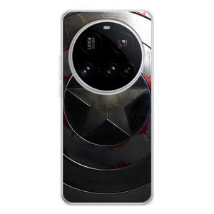 Чехол с Щитом Капитана Америки на Xiaomi 15 Ultra – Ретро Щит Капитана