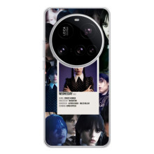 Чехлы Венсдей на Xiaomi 15 Ultra Уэнсдей (AlphaPrint) (коллаж Уэнздей)