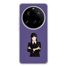 Чехлы Венсдей на Xiaomi 15 Ultra Уэнсдей (AlphaPrint) (Уэнздей в черном)