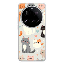 Чохол з малюнком кіт на Xiaomi 15 Ultra (Колаж котів)