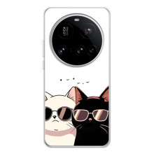 Чохол з малюнком кіт на Xiaomi 15 Ultra (Коти в окулярах)