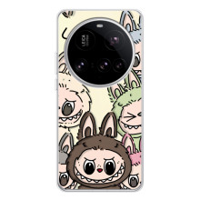 Чехол с Лабубу на Xiaomi 15 Ultra (Коллаж Лабубу)