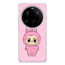 Чехол с Лабубу на Xiaomi 15 Ultra (Розовый Лабубу)