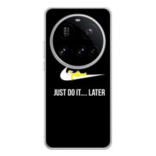 Чехол с логотипом Найк на Xiaomi 15 Ultra – Nike just do it