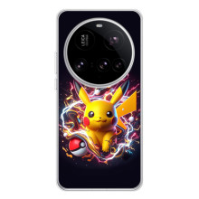 Чехол с Пикачу на Xiaomi 15 Ultra – Пикачу с мячом