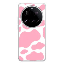 Чохол з принтом корови на 15 Ультра – Рожевий принт