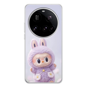 Чехол с принтом Лабубу для Xiaomi 15 Ultra – Фиолетовый Лабубу