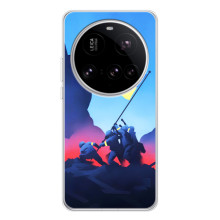 Чехол с украинским воином на Xiaomi 15 Ultra – Украинский прапор