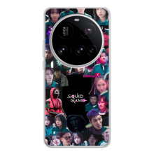 Чохол Гра в кальмара для Xiaomi 15 Ultra – Колаж гра кальмара