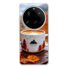 Чехол с уникальным дизайном «Осень с кофе» для Xiaomi 15 Ultra – Кофе на природе