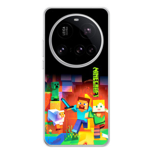 Чехлы для Xiaomi 15 Ultra (Персонажи Майн Крафт) – Герой Майнкрафт