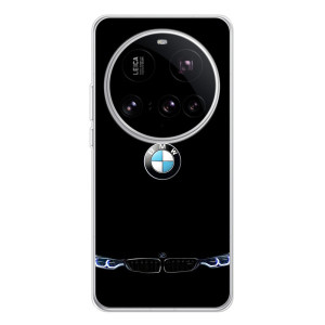 Силиконовый бампер с картинкой машины на Xiaomi 15 Ultra – Черный BMW