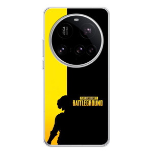 Чехол (TPU) с картинкой "Лого Пабг" на 15 Ультра – Battlegrounds
