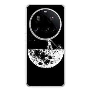 Силіконовый Чохол з принтом "Космонавти" на Xiaomi 15 Ultra – Космонавт