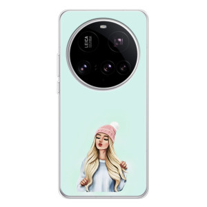 Силиконовый Чехол на Xiaomi 15 Ultra с картинкой Стильных Девушек (В шапке)