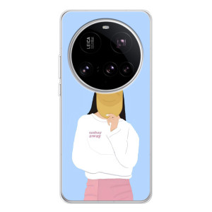 Силиконовый Чехол на Xiaomi 15 Ultra с картинкой Стильных Девушек (Желтая кепка)
